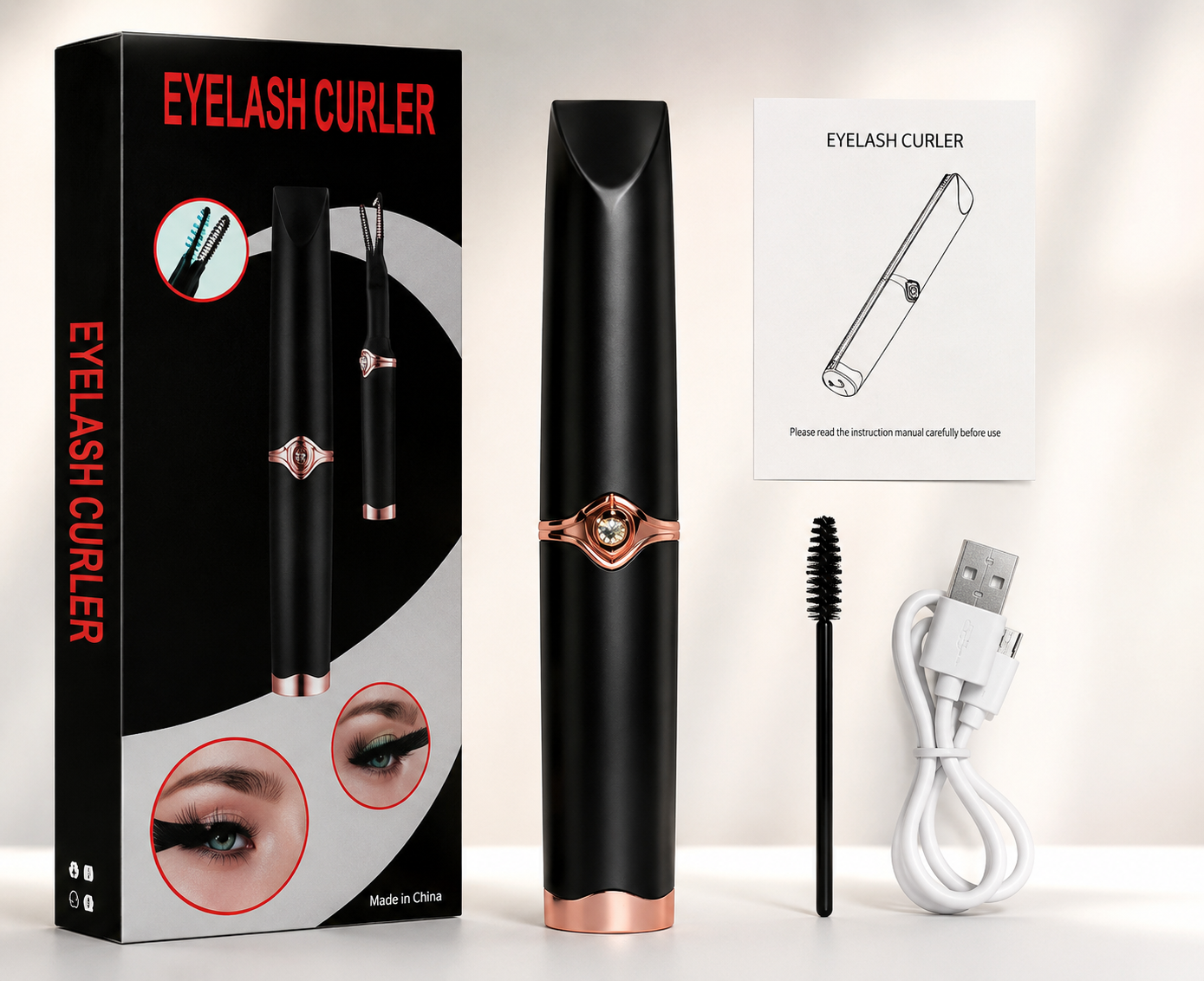 فرمژه برقی حرارتی شارژی (Eyelash Curler)